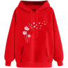 Hoodie für Damen Elegant Sweatshirt mit Kapuze Fashion Kapuzenpullover Sport Pullover Frauen Hoody Langarm Oberteil Teenager