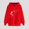 Hoodie für Damen Elegant Sweatshirt mit Kapuze Fashion Kapuzenpullover Sport Pullover Frauen Hoody Langarm Oberteil Teenager
