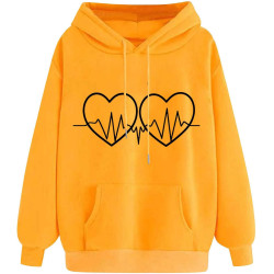 Hoodie für Damen Elegant Sweatshirt mit Kapuze Fashion Kapuzenpullover Sport Pullover Frauen Hoody Langarm Oberteil Teenager