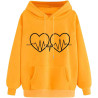 Hoodie für Damen Elegant Sweatshirt mit Kapuze Fashion Kapuzenpullover Sport Pullover Frauen Hoody Langarm Oberteil Teenager