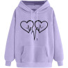 Hoodie für Damen Elegant Sweatshirt mit Kapuze Fashion Kapuzenpullover Sport Pullover Frauen Hoody Langarm Oberteil Teenager