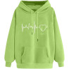 Hoodie für Damen Elegant Sweatshirt mit Kapuze Fashion Kapuzenpullover Sport Pullover Frauen Hoody Langarm Oberteil Teenager