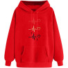 Hoodie für Damen Elegant Sweatshirt mit Kapuze Fashion Kapuzenpullover Sport Pullover Frauen Hoody Langarm Oberteil Teenager
