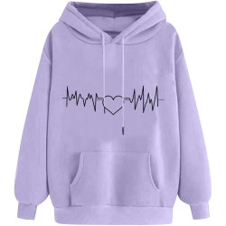 Hoodie für Damen Elegant Sweatshirt mit Kapuze Fashion Kapuzenpullover Sport Pullover Frauen Hoody Langarm Oberteil Teenager