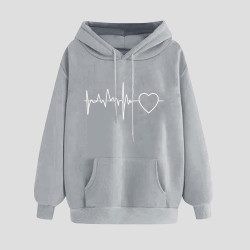 Hoodie für Damen Elegant Sweatshirt mit Kapuze Fashion Kapuzenpullover Sport Pullover Frauen Hoody Langarm Oberteil Teenager