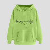 Hoodie für Damen Elegant Sweatshirt mit Kapuze Fashion Kapuzenpullover Sport Pullover Frauen Hoody Langarm Oberteil Teenager