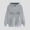 Hoodie für Damen Elegant Sweatshirt mit Kapuze Fashion Kapuzenpullover Sport Pullover Frauen Hoody Langarm Oberteil Teenager