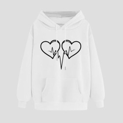 Hoodie für Damen Elegant Sweatshirt mit Kapuze Fashion Kapuzenpullover Sport Pullover Frauen Hoody Langarm Oberteil Teenager