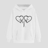 Hoodie für Damen Elegant Sweatshirt mit Kapuze Fashion Kapuzenpullover Sport Pullover Frauen Hoody Langarm Oberteil Teenager
