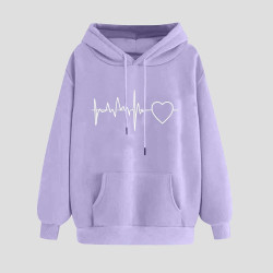 Hoodie für Damen Elegant Sweatshirt mit Kapuze Fashion Kapuzenpullover Sport Pullover Frauen Hoody Langarm Oberteil Teenager