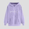 Hoodie für Damen Elegant Sweatshirt mit Kapuze Fashion Kapuzenpullover Sport Pullover Frauen Hoody Langarm Oberteil Teenager