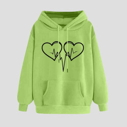 Hoodie für Damen Elegant Sweatshirt mit Kapuze Fashion Kapuzenpullover Sport Pullover Frauen Hoody Langarm Oberteil Teenager