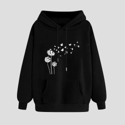 Hoodie für Damen Elegant Sweatshirt mit Kapuze Fashion Kapuzenpullover Sport Pullover Frauen Hoody Langarm Oberteil Teenager