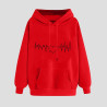 Hoodie für Damen Elegant Sweatshirt mit Kapuze Fashion Kapuzenpullover Sport Pullover Frauen Hoody Langarm Oberteil Teenager