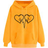 Hoodie für Damen Elegant Sweatshirt mit Kapuze Fashion Kapuzenpullover Sport Pullover Frauen Hoody Langarm Oberteil Teenager