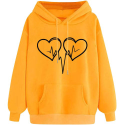 Hoodie für Damen Elegant Sweatshirt mit Kapuze Fashion Kapuzenpullover Sport Pullover Frauen Hoody Langarm Oberteil Teenager