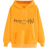 Hoodie für Damen Elegant Sweatshirt mit Kapuze Fashion Kapuzenpullover Sport Pullover Frauen Hoody Langarm Oberteil Teenager