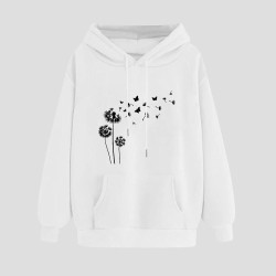 Hoodie für Damen Elegant Sweatshirt mit Kapuze Fashion Kapuzenpullover Sport Pullover Frauen Hoody Langarm Oberteil Teenager