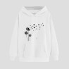 Hoodie für Damen Elegant Sweatshirt mit Kapuze Fashion Kapuzenpullover Sport Pullover Frauen Hoody Langarm Oberteil Teenager