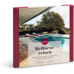 mydays Geschenkbox Wellnessreisen, Reise-Gutschein für 2 Personen, 2 Übernachtungen inkl. 170€ Guthaben für Kulinarik AI