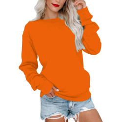 Generisch Sweatshirt Jacke Damen Sommer Oberteile Damen Vintage Drucken Frauen Baumwolle Farbvarianten Freizeit Oberteile Damen