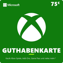 Xbox Guthaben | 75 EUR | Xbox Series X|S, Xbox One & Windows [Download Code]