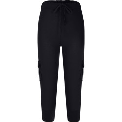 HXRYPG Cargohose Damen 3/4 Hose Causal Caprihose Outdoor Wanderhose Stretch Jogginghose Sporthose Große Größen Freizeithose