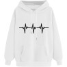 Hoodie Damen Elegant Sweatshirt mit Kapuze Fashion Motiv Kapuzenpullover Sport Pullover Frauen Langarm Oberteile Winter Kleidung