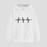Hoodie Damen Elegant Sweatshirt mit Kapuze Fashion Motiv Kapuzenpullover Sport Pullover Frauen Langarm Oberteile Winter Kleidung