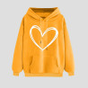 Hoodie Damen Elegant Sweatshirt mit Kapuze Fashion Motiv Kapuzenpullover Sport Pullover Frauen Langarm Oberteile Winter Kleidung