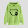 Hoodie Damen Elegant Sweatshirt mit Kapuze Fashion Motiv Kapuzenpullover Sport Pullover Frauen Langarm Oberteile Winter Kleidung
