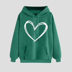 Hoodie Damen Elegant Sweatshirt mit Kapuze Fashion Motiv Kapuzenpullover Sport Pullover Frauen Langarm Oberteile Winter Kleidung