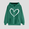 Hoodie Damen Elegant Sweatshirt mit Kapuze Fashion Motiv Kapuzenpullover Sport Pullover Frauen Langarm Oberteile Winter Kleidung