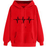 Hoodie Damen Elegant Sweatshirt mit Kapuze Fashion Motiv Kapuzenpullover Sport Pullover Frauen Langarm Oberteile Winter Kleidung