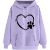 Hoodie Damen Elegant Sweatshirt mit Kapuze Fashion Motiv Kapuzenpullover Sport Pullover Frauen Langarm Oberteile Winter Kleidung