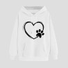 Hoodie Damen Elegant Sweatshirt mit Kapuze Fashion Motiv Kapuzenpullover Sport Pullover Frauen Langarm Oberteile Winter Kleidung