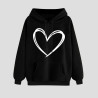 Hoodie Damen Elegant Sweatshirt mit Kapuze Fashion Motiv Kapuzenpullover Sport Pullover Frauen Langarm Oberteile Winter Kleidung