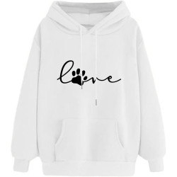 Hoodie Damen Elegant Sweatshirt mit Kapuze Fashion Motiv Kapuzenpullover Sport Pullover Frauen Langarm Oberteile Winter Kleidung