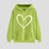 Hoodie Damen Elegant Sweatshirt mit Kapuze Fashion Motiv Kapuzenpullover Sport Pullover Frauen Langarm Oberteile Winter Kleidung
