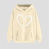 Hoodie Damen Elegant Sweatshirt mit Kapuze Fashion Motiv Kapuzenpullover Sport Pullover Frauen Langarm Oberteile Winter Kleidung