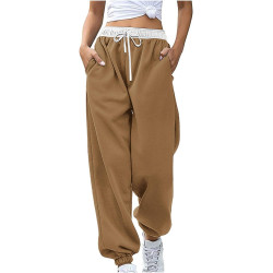 Jogginghose Damen Sporthose Baggy Hosen Casual Laufhose Trainingshose Fitness Stoffhose Lang Teenager Mädchen Freizeithose