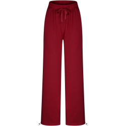 Damen Jogginghose Baggy Hosen Fashion Trainingshose mit Kordelzug Sporthose Lang Stoffhose Casual Teenager Mädchen Baumwolle