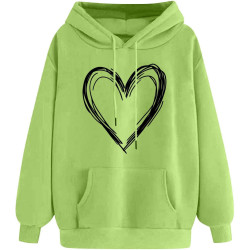 Hoodie für Damen Elegant Sweatshirt mit Kapuze Fashion Kapuzenpullover Sport Pullover Frauen Langarm Oberteile Winter Kleidung
