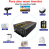 10000-W-Off-Grid-Solarstrom-Kit mit reinem Sinus-Wechselrichter und 50-A-PWM-Controller for Wohnmobile, Boote und