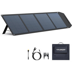 200W Falttragbares Solarmodul - 22,5% Umwandlungseffizienz, IP64 Wasserdicht Tragbares Ladegerät Solarstrom Solarpanel für