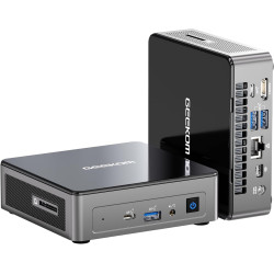 GEEKOM Mini PC Air12 mit Intel N150, 16GB DDR5 RAM 512GB PCIe SSD, 3-Jahre-Abdeckung, Mini Desktop Computer mit SD-Kartenleser,