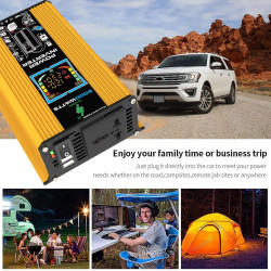 6000-W-Off-Grid-Solarstrom-Kit mit faltbarem, wasserdichtem 100-W-Panel und 50-A-Controller for Boote, Wohnmobile und den