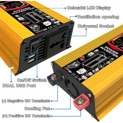 AANNAA 6000-W-Off-Grid-Solarstrom-Kit mit wasserdichtem 60-W-Panel und 30-A-Controller for den Heim- und Außenbereich(110V) AI