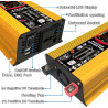 AANNAA 6000-W-Off-Grid-Solarstrom-Kit mit wasserdichtem 60-W-Panel und 30-A-Controller for den Heim- und Außenbereich(110V) AI