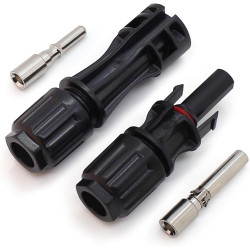 AIRUIXI solar stecker 10 Paare/los 10mm² Solar Solar Connector 100% reines PPO-Material Männlich Weiblich PV-Kabelanschlüsse for